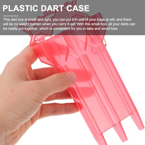 Darts Organizer Portable Case Lightweight Wear-Resistant Storage Box with Hard Shell for Outdoor Carrying and Soft Tip Darts Accessories