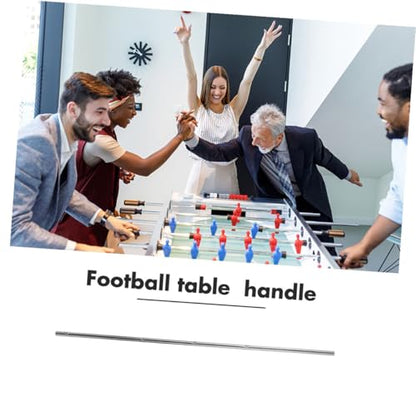 2pcs Foosball Table Soccer Rod Replacement Operation Poles with Comfortable Grip for Adults Table Football Game Accessories
