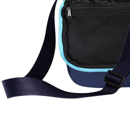 MVP Disc Sports Cell Disc Golf Starter Bag (Choose Your Favorite Color) - color: Dark Gray/Sky Blue