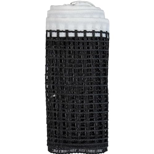 Butterfly Towel and Ball Box – Durable Heavy Gauge Corrugated Cardboard Table Tennis Towel and Ball Box – Hexagonal Shaped – Black and White Logos All Around, Used