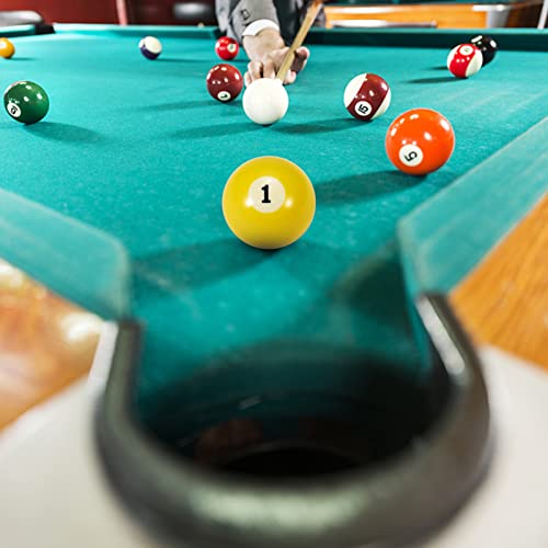 Karlak 52.5mm Adult Billiard Ball P Ball Set Full Size American Standard Billiard Ball Set 16 Ball Durable Synthetic Resin P Ball