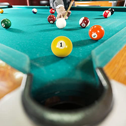 Karlak 52.5mm Adult Billiard Ball P Ball Set Full Size American Standard Billiard Ball Set 16 Ball Durable Synthetic Resin P Ball