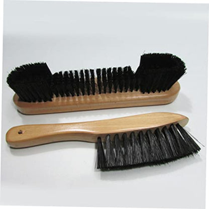 Sosoport 2 Pack Pool Table Brush Rail Brush Set Pool Table Cleaner Small Handle