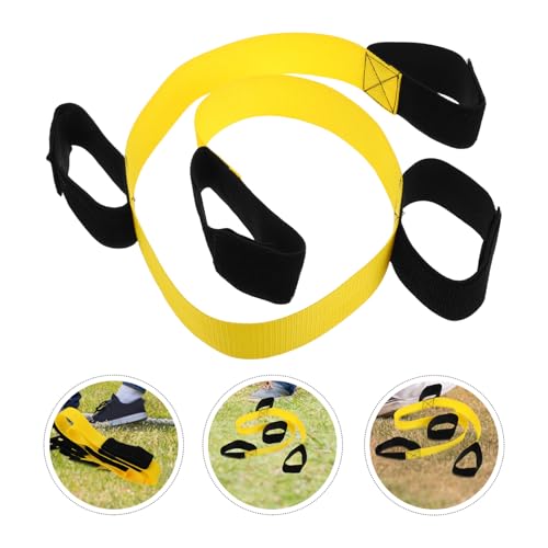 BESPORTBLE 2pcs Legged Race Bands for Team Building and Relay Races Outdoor for Boys and Girls and Adults Interactive Fun for Field Day and Backyard Parties