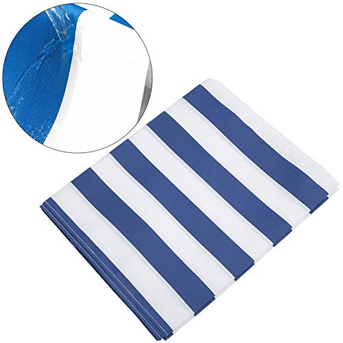 Teamwork Games Group Learning Activity Fun Playing Run Mat for Kids and Adults Field Day Game (Blue White 6m)