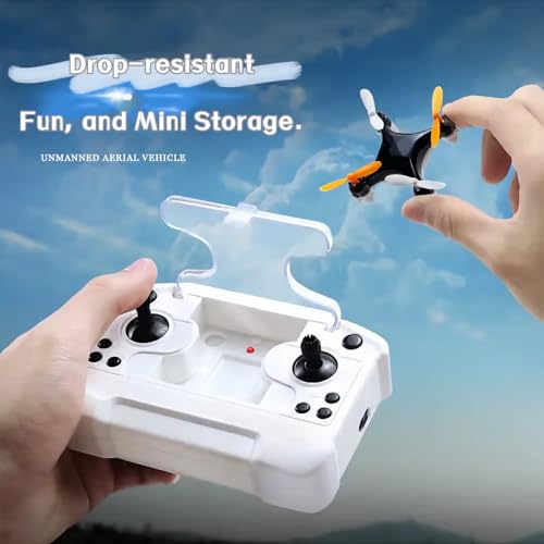 Mini Drone with Easy Stunt Flights & 360° Tricks - Perfect Beginner-Friendly Flyer with Fancy LED Altitude Hold Headless Mode Propeller Protection for Indoor Outdoor Mini Quadcopter (Blue) - color: Blue