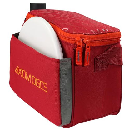 Axiom Discs Cell Disc Golf Starter Bag (Choose Your Favorite Color) - color: Orange/Ruby