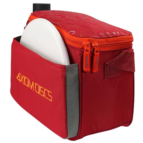 Axiom Discs Cell Disc Golf Starter Bag (Choose Your Favorite Color) - color: Orange/Ruby