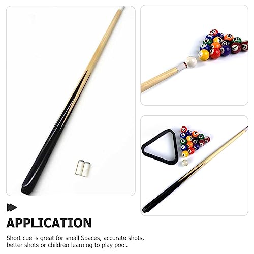 OSALADI Boys and Girls Wooden Billiard Cue Stick Pool Cue for Boys and Girls Billiard Accessory for Learning to Play Pool Spaces