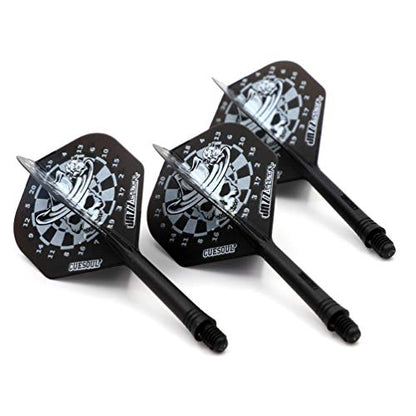 CUESOUL Jazz-Metal ROST Integrated Dart Shaft and Flights Standard Shape,Set of 3 pcs - color: CS-JMAK51XKLTB