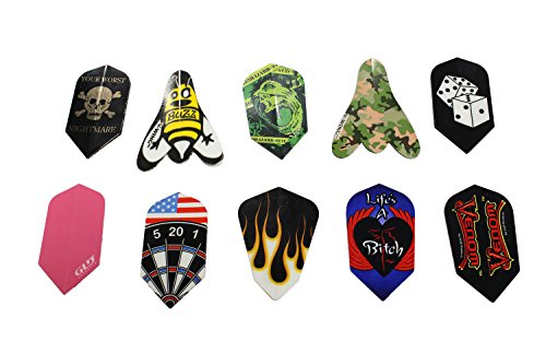 GLD 10-3pc Assorted Polyroyal Hard Dart Flights