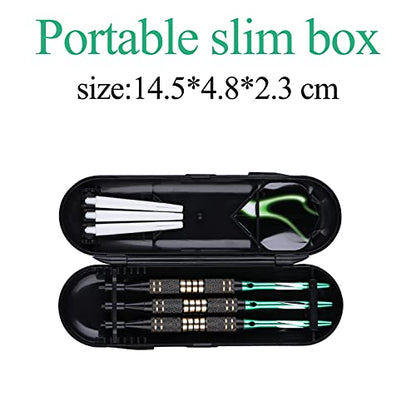 Soft tip Darts Set 18/20 Grams - Professional Darts Plastic Tip with Brass Barrel + Aluminum Shafts + 50 Rubber o-Ring + 6 Flights +50 Soft Tips for Electronic Dartboard - color: 18g-GREEN