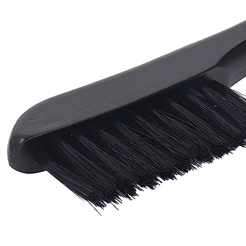 Billiards Pool Table and Rail Brush Set, Cue Cleaning Cloth, Club Wipe Dry Cloth, Pool Table Accessories Brush Kit for The Cleaning and Maintenance of Billiard Tables - color: Black