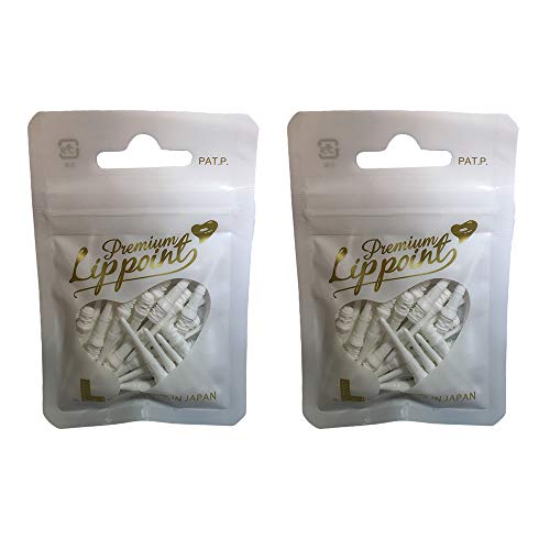 L-style Premium Lippoint - Soft Tip Dart Points - Regular Length - color: White