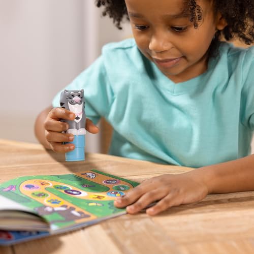 Melissa & Doug Sticker Wow!™ 24-Page Activity Pad and Sticker Stamper, 300 Stickers, Arts and Crafts Fidget Toy Collectible Character – Cat - for Kids Ages 3+ - FSC Certified - color: Cat, size: Single