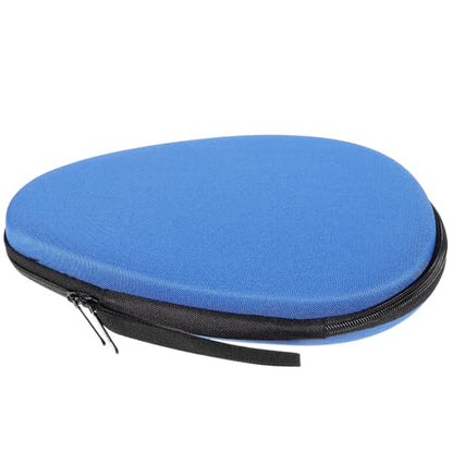 FOMIYES Table Tennis Paddle Storage Case Eva Hard Shell Ping Pong Racket Bag Blue Athletic Storage Organizer for Paddle and Ball