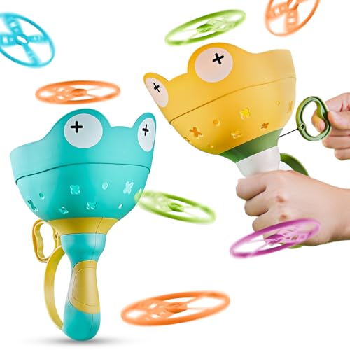 pamexin Outside Toys for Kids Ages 4-8 - Manual Capture Catching Game - Toddler Chasing Toy for Boys & Girls, Ages 3-7 - Outdoor Fun Family Games - style: Yellow+Green