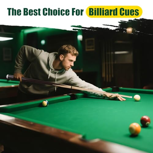 HMQQ Pool Cue Sticks – 42"/48"/58" Billiard Cues with 13mm Leather Tip – 17oz/18oz Standard or 20oz Heavy – Set of 2 or 4 – Durable 2-Piece Pool Sticks for Beginners, Adults, Home & Bar - size: 58" set of 2