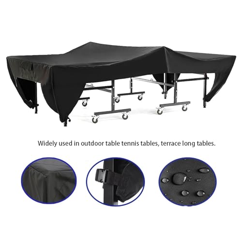 1pc Table Tennis Cover Outdoor Courtyard Patio Waterproof Dust Proof Ping Pong Tables Terrace Long 280 * 153 * 73cm