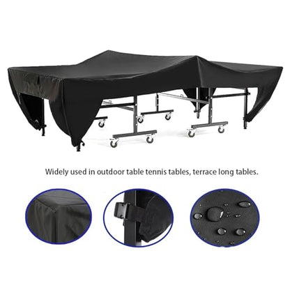 1pc Table Tennis Cover Outdoor Courtyard Patio Waterproof Dust Proof Ping Pong Tables Terrace Long 280 * 153 * 73cm