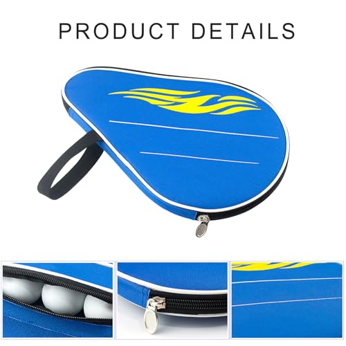 Table Tennis Racket Case Organizers with Small Compartment for Paddle Case Carry Bag Racket Bat Storage