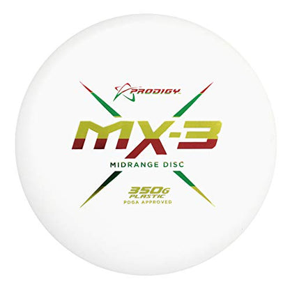 Prodigy Disc 350G MX-3 | Slightly Overstable Disc Golf Midrange | Grippy & Stiff 350G Plastic | Great Control Midrange | Colors May Vary