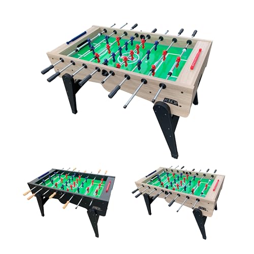 KICK Armada 55" Foosball Table – Professional Full-Size Indoor Game Table - color: Brown