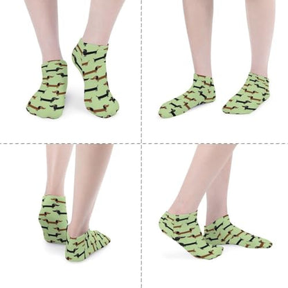 5 Pairs Women’s Low Cut Ankle Socks, Soft Athletic No Show for Running Yoga Daily Wear - color: Picture (17)