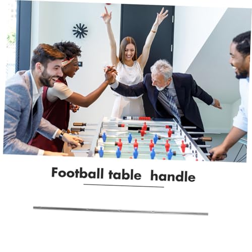 GANAZONO 2Pcs Foosball Table Replacement Rods Ergonomic Soccer Game Table Handles Durable Iron Poles for Enhanced Tabletop Foosball Experience Accessory for Smooth Operation