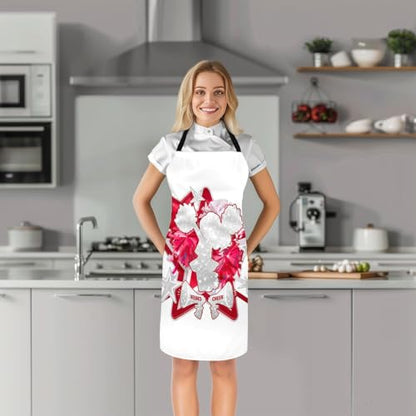 Castle Fairy Boy Soccer Kitchen Apron - color: Cheer Red