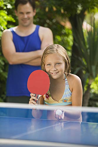 Professional Ping Pong Paddle Set - 2 Pack Premium Table Tennis Racket Set, 3 Professional Game Balls, Training Recreational Racquet Kit, Durable Handle Sturdy Rubber, Portable Carry Case Bag | table tennis balls, ping pong paddle case, indoor recreationa