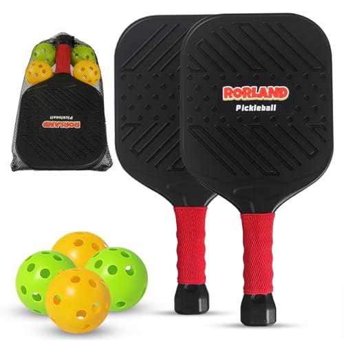 Waterproof Lightweight Pickleball Paddles Set of 2,Beach Pool Toys Fun Play Sport Game,Gift for Teenagers Kids Adults Beginner,Indoor Outdoor Activities - size: Large