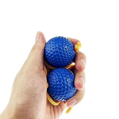 6 Pack Ladder Balls Ladder Toss Balls Replacement with Storage Bag for Toss Match (‎Red Blue) - color: ‎red Blue