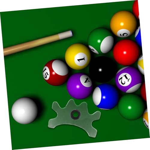 TOYANDONA Freestanding Acrylic Billiard Cue Holder Pool Cue Rack Non-Slip Billiards Accessories for Enthusiasts Suitable for 9-Ball Games