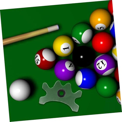 TOYANDONA Freestanding Acrylic Billiard Cue Holder Pool Cue Rack Non-Slip Billiards Accessories for Enthusiasts Suitable for 9-Ball Games