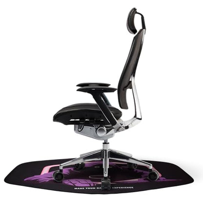 Cooler Master FM510 Gaming Floor Mat, Splash-Proof Surface, Anti-Fray Stitching, Anti-Slip Floor Protector for Computer Gaming Desk Chair, Carpet, Hard Wood, and Tile Floor