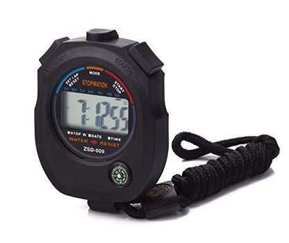 Pgzsy 2 Pack Multi-Function Electronic Digital Sport Stopwatch Timer, Large Display with Date Time and Alarm Function,Suitable for Sports Coaches Fitness Coaches and Referees,Pgzsy - style: 2pack