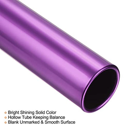 PATIKIL Relay Track Baton, Aluminum Alloy Tube Field Running Race Stick for Outdoor Athletics Sport Game Tool - color: Purple