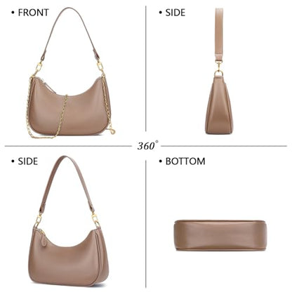 KKXIU Shoulder Bag for Women Cute Hobo Purses and Handbags Retro Clutch Underarm Purse | Cute - color: Khaki2