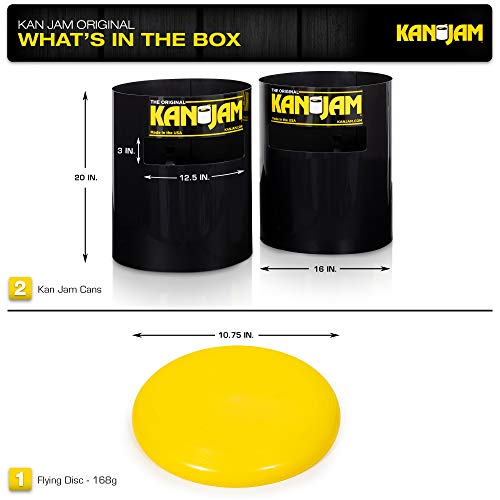 Kan Jam Disc Toss Game - American Made Outdoor Game for The Backyard, Beach, Park, Tailgates - Original, Illuminate, Pro, Travel Edition, and Carry Bag Only - style: The OG