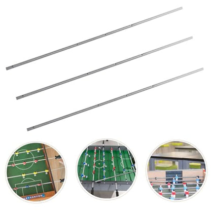 HANABASS Foosball Table Replacement Poles 3-Pack 15.15 Inch Metal Operation Rods for Table Soccer Machine Accessories and Football Repair
