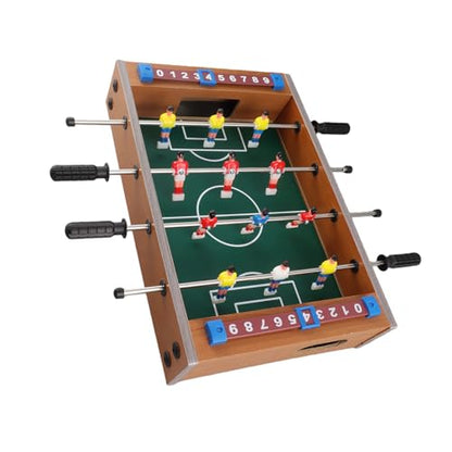 Foosball Table Game - Indoor Soccer for Kids, Compact Tabletop Play Experience for Parties and Family Fun