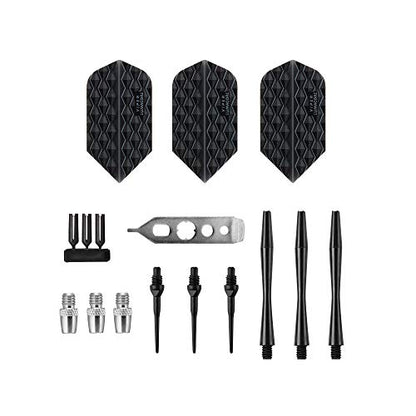 Viper Bobcat Adjustable Soft Tip Darts Blue Rings 16-18 Grams