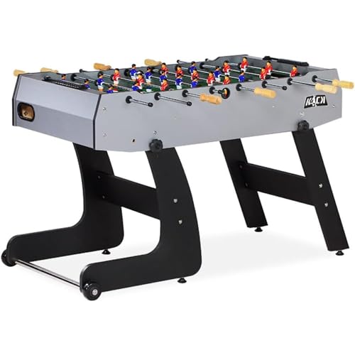 KICK Monarch 48" Folding Foosball Table – Compact Indoor Game Table - color: Gray