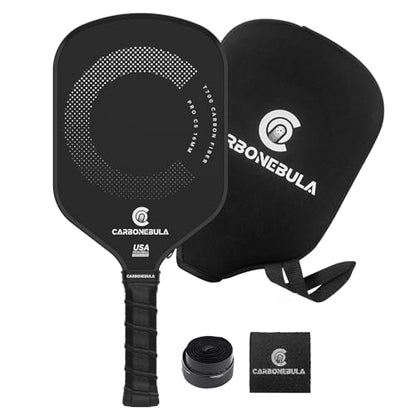 Pro C5 Pickleball Paddles, T700 Carbon Fiber Pickleball Paddle with a 16mm Power Polymer Core, The Pickle Ball Racket Designed for Ultimate Spin & Consistency, USAPA Approved