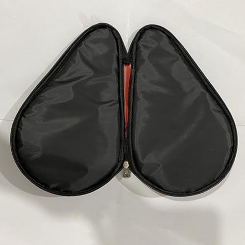 MAGICLULU Table Tennis Paddle Bag Protective Organizing Case with Ball Compartment Black Storage for Ping Pong Racket Players
