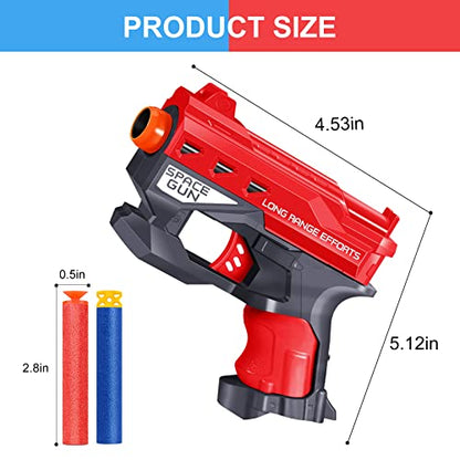 12 Pack Blaster Guns Boys Toy, Party Favors Compatible with Nerf Birthday Party,Easter Basket Stuffers Hand Gun Toys Party Supplies for 3,4,5,6,7,8,9 Years Kids - size: 12 Sets