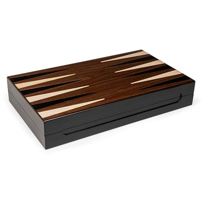Spin Master Games Legacy Deluxe Wooden Backgammon Classic 2-Player Original Board Game Set with Cups and Dice, for Kids and Adults Aged 8 and up - color: Backgammon