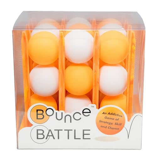 Bounce Battle Marbled Edition Game Set - Fast-Paced Ball Bounce Game, 27 Balls - Ages 8+