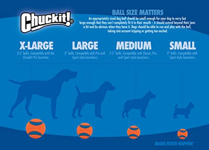 Chuckit! Glow in the Dark Bouncy Balls - Ball for Dogs, Dog Toy, Max Glow Balls - Extra-Large, 3.5 Inch (Pack of 12) - size: Extra-Large (Pack of 12)